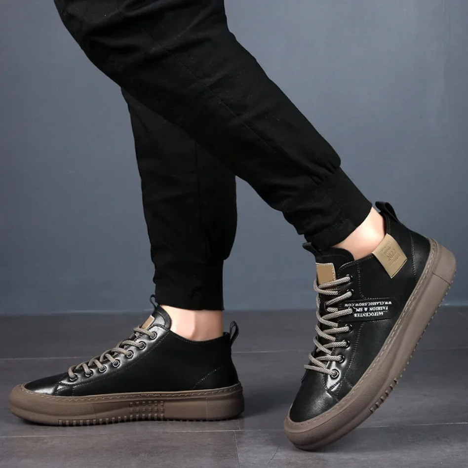 Baskets en cuir SINCLAIR