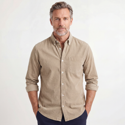 Chemise en lin Kensington à poche poitrine
