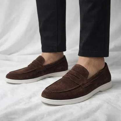Bancroft Suede Penny Loafers