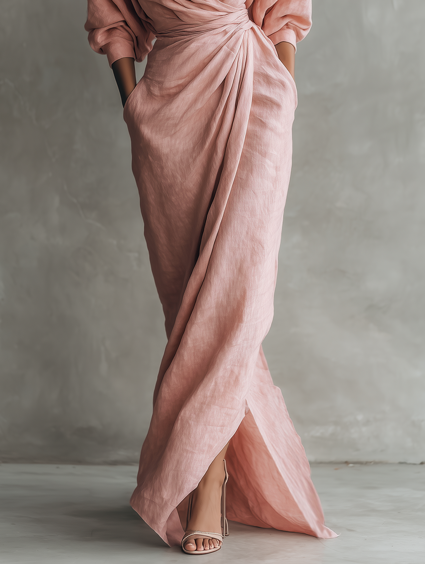 Robe longue en lin Hugo