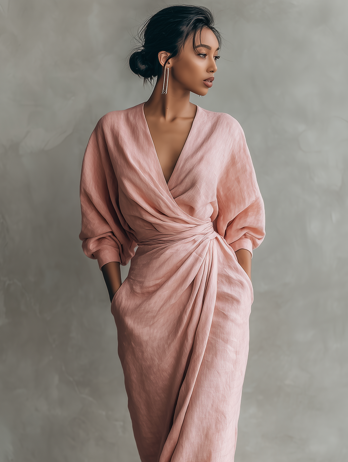 Robe longue en lin Hugo