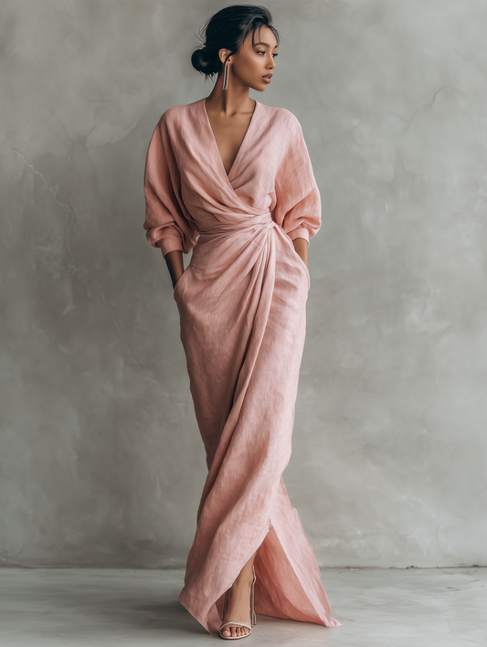 Robe longue en lin Hugo