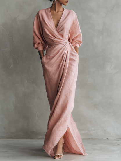 Robe longue en lin Hugo