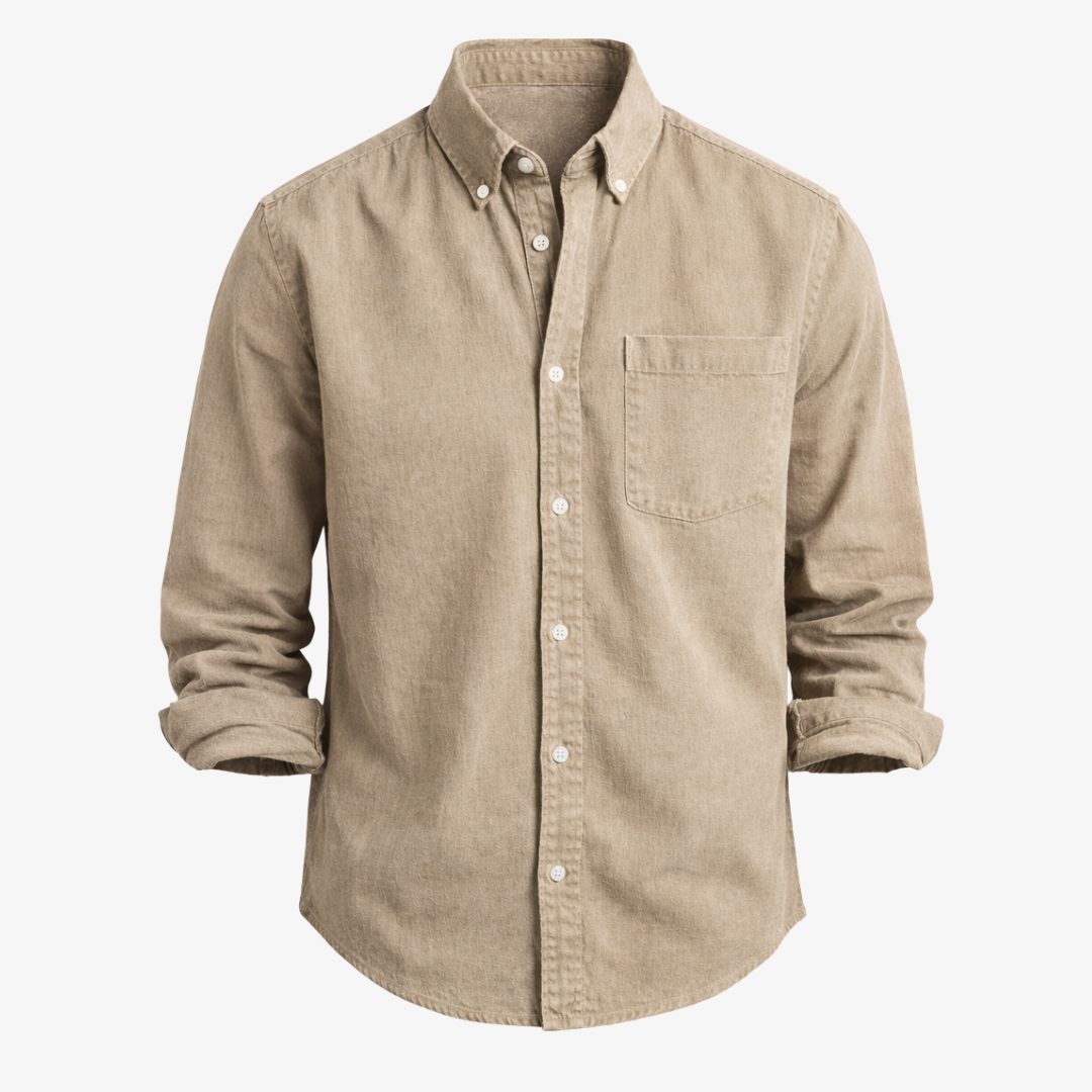 Chemise en lin Kensington à poche poitrine