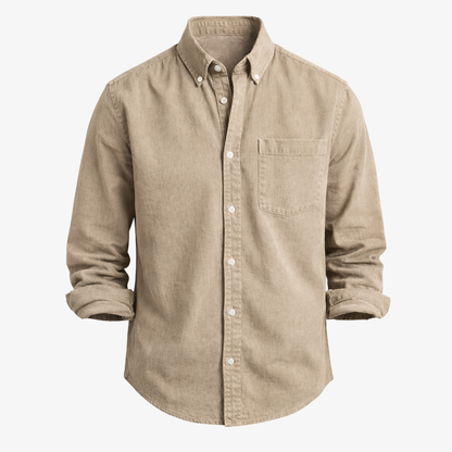 Chemise en lin Kensington à poche poitrine