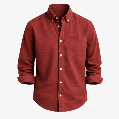 Chemise en lin Kensington à poche poitrine