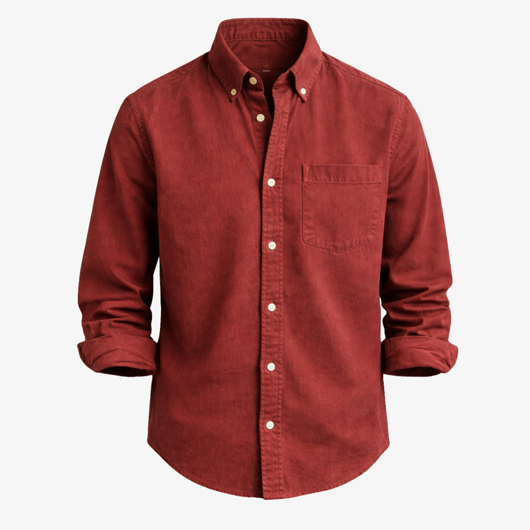 Chemise en lin Kensington à poche poitrine