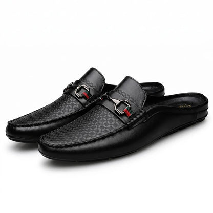 Renley Woven Mule Loafers