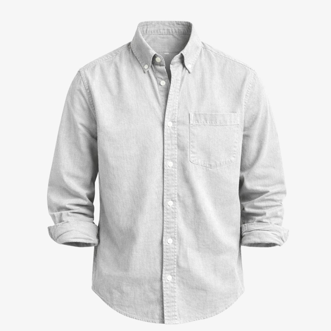 Chemise en lin Kensington à poche poitrine