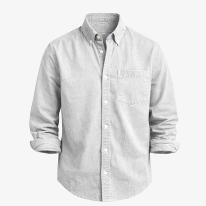 Chemise en lin Kensington à poche poitrine