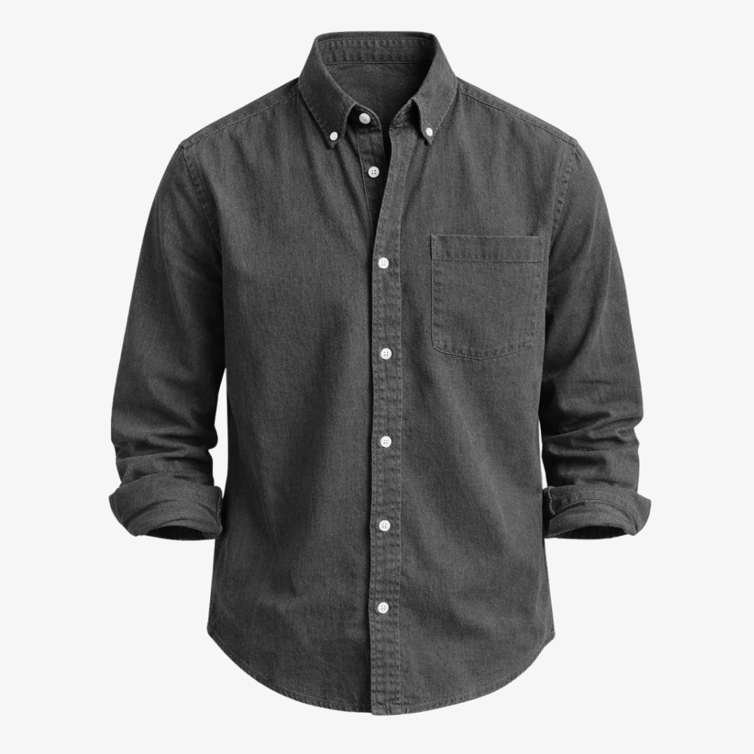 Chemise en lin Kensington à poche poitrine