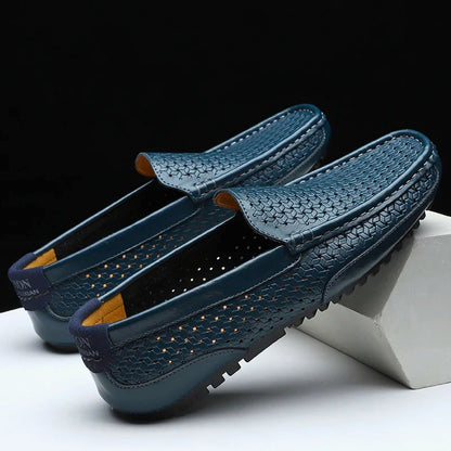 Mocassins Hutton en cuir véritable