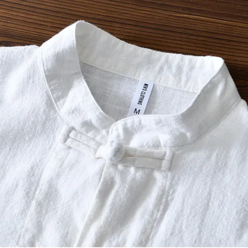 Chemise col mandarin Ellis