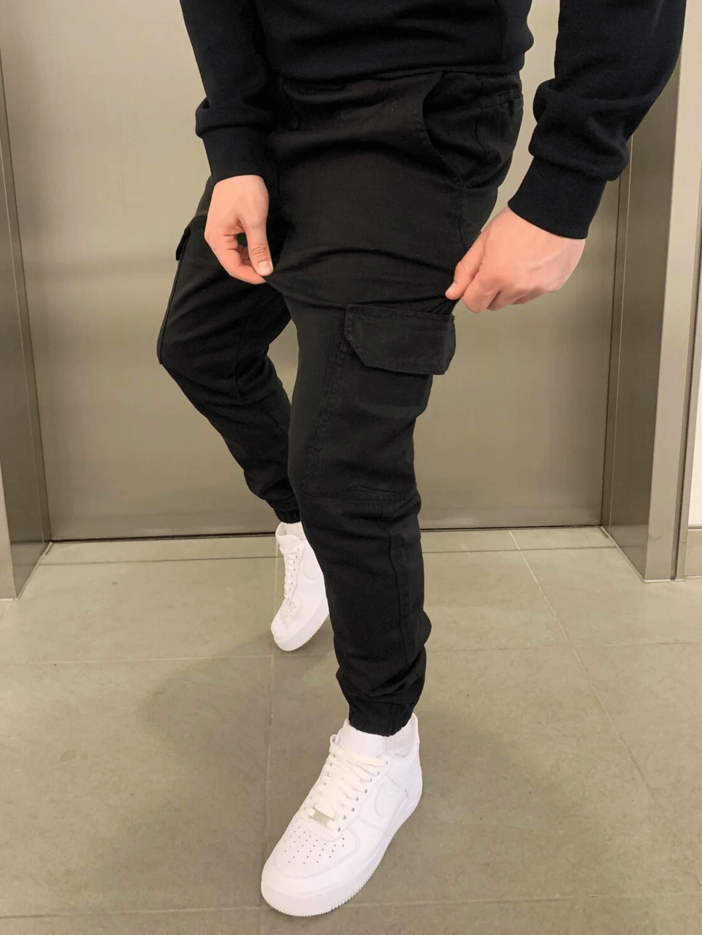 Jogger Cargo Olympus - Noir