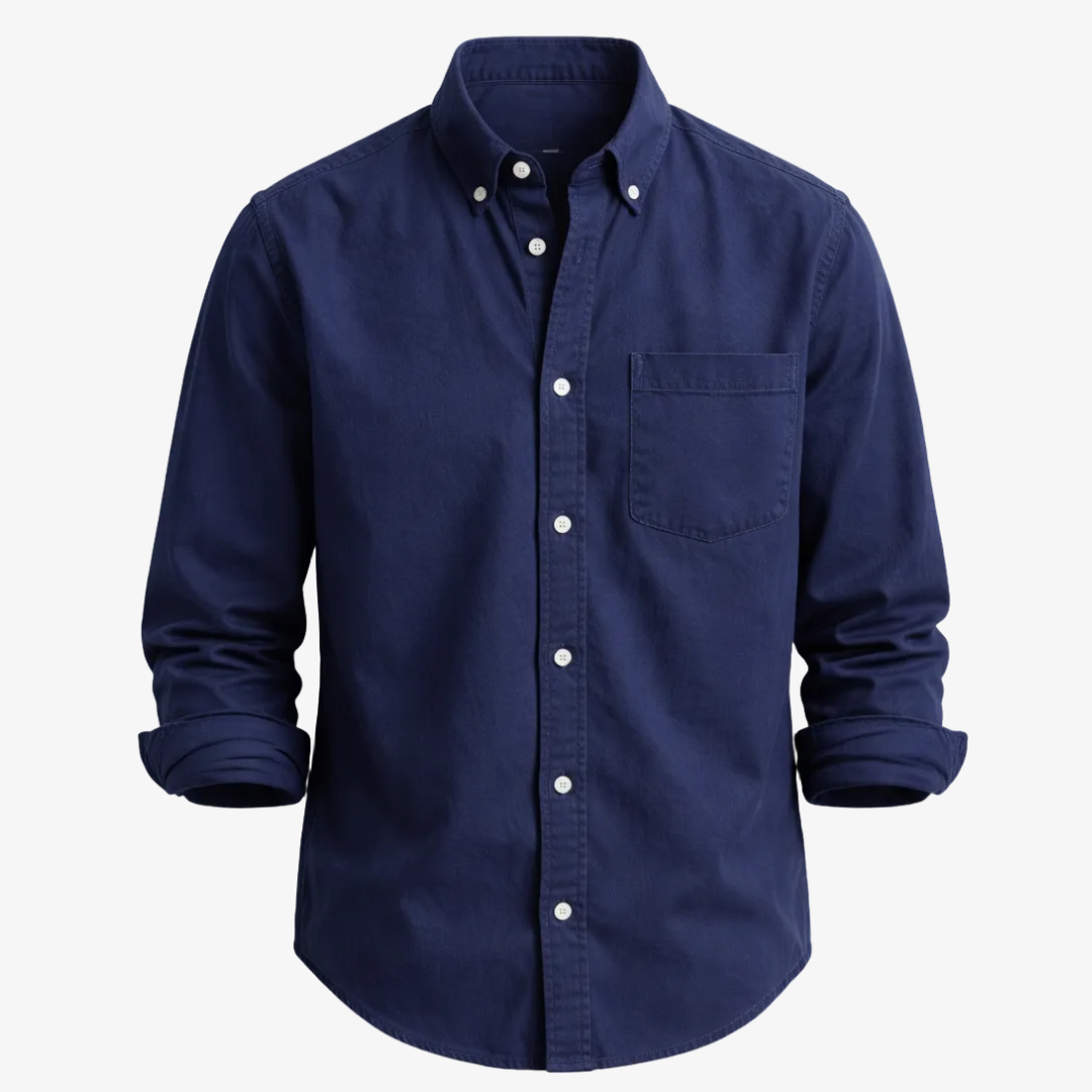 Chemise en lin Kensington à poche poitrine