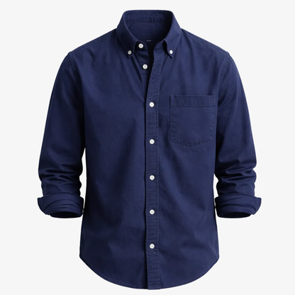 Chemise en lin Kensington à poche poitrine