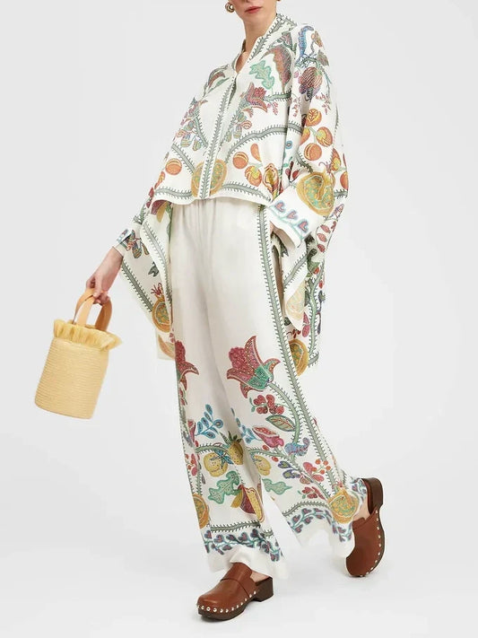 Ensemble d'imprimés Fleurs et Fruits