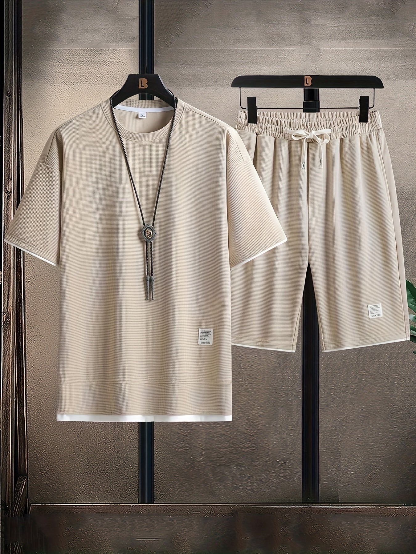 Ensemble Lounge en Tricot Gaufré Reeve