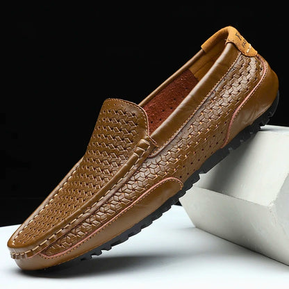 Mocassins Hutton en cuir véritable