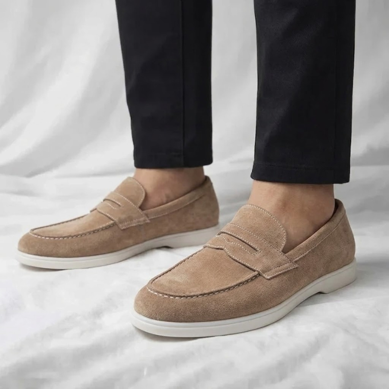 Bancroft Suede Penny Loafers