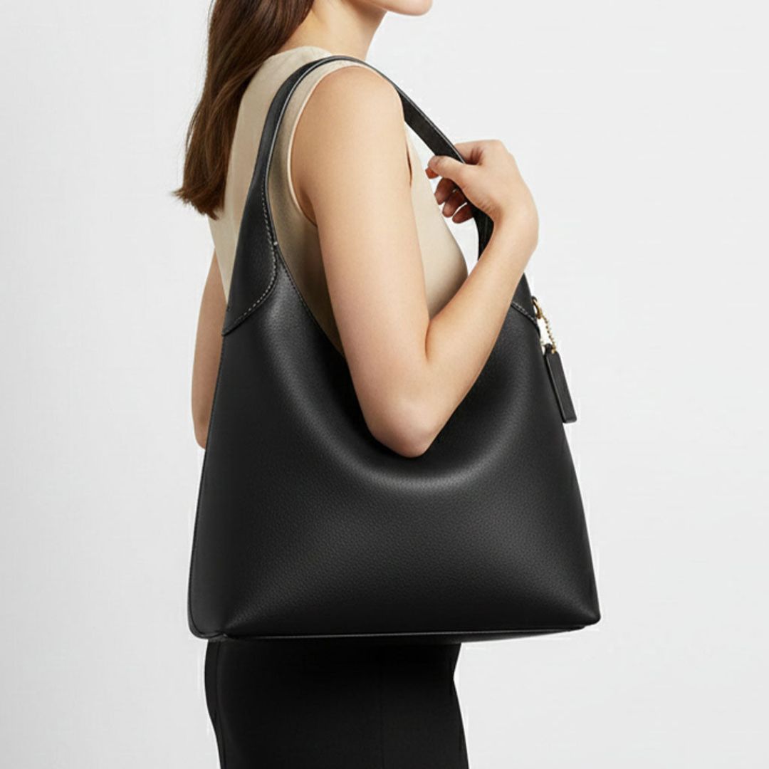 Sterling Grain Leather Shoulder Bag