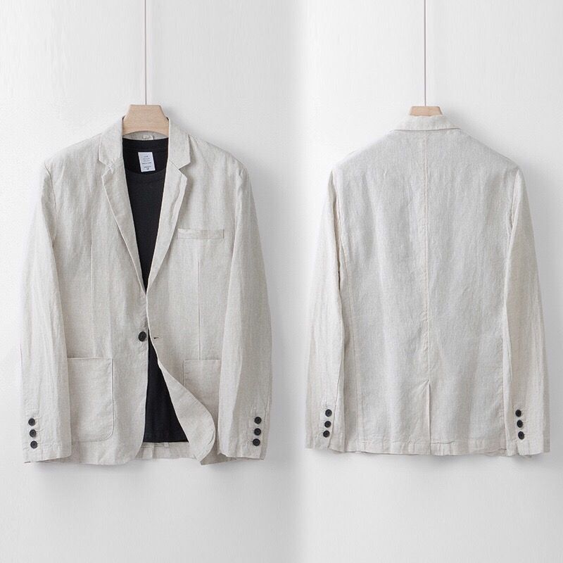 Ensemble costume de lin Davenport