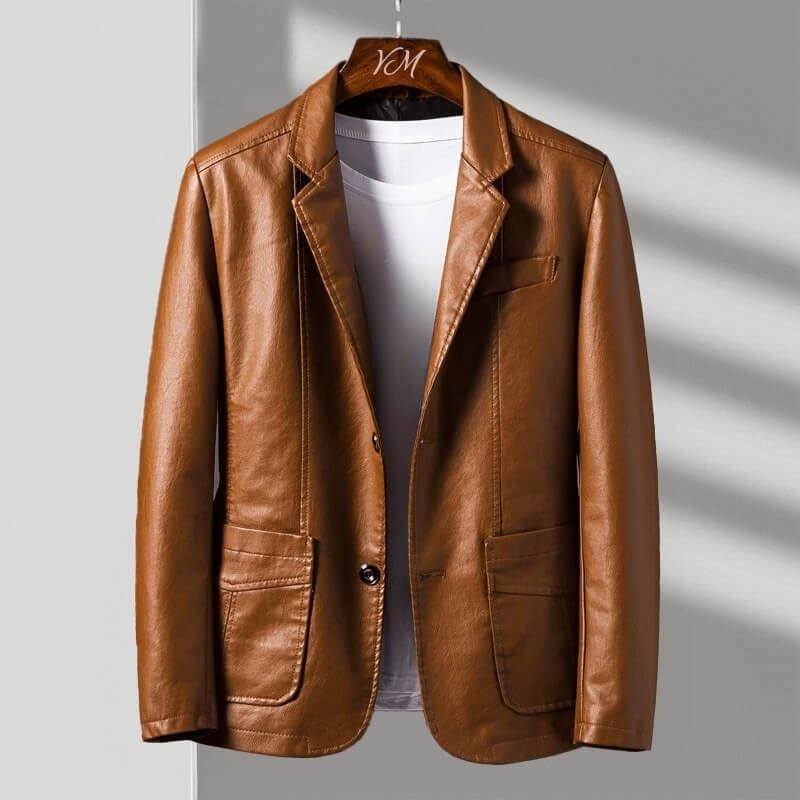Veste en cuir Luca