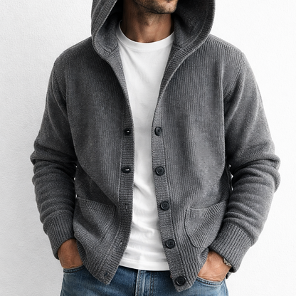 GILET EN MAILLE À CAPUCHE STIRLING
