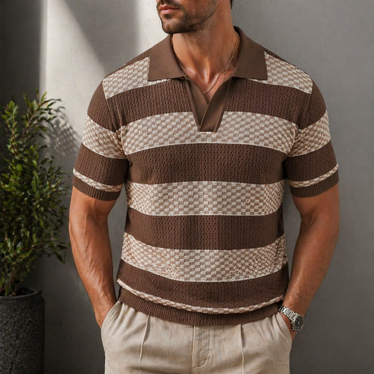 Polo en maille Sutton
