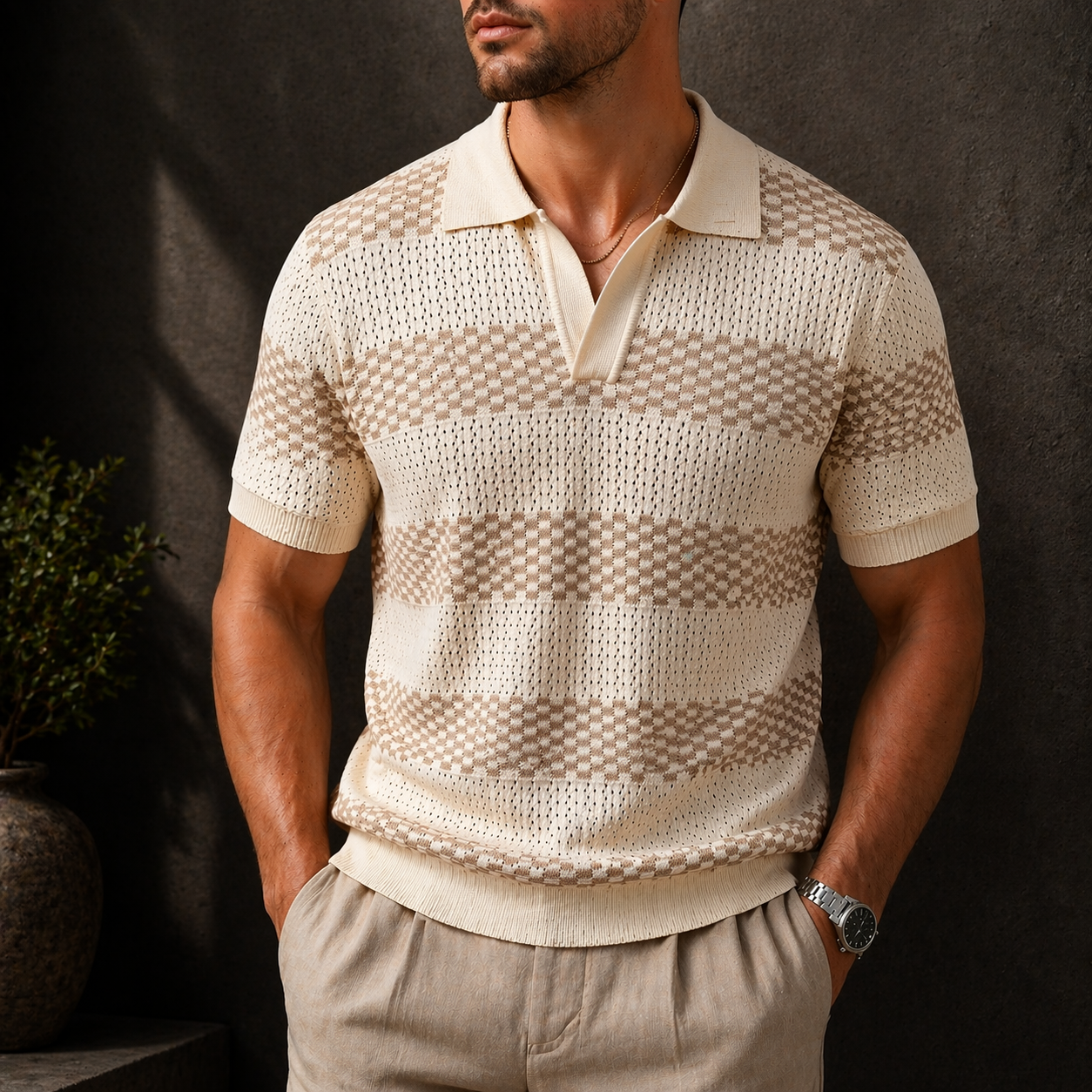 Polo en maille Sutton