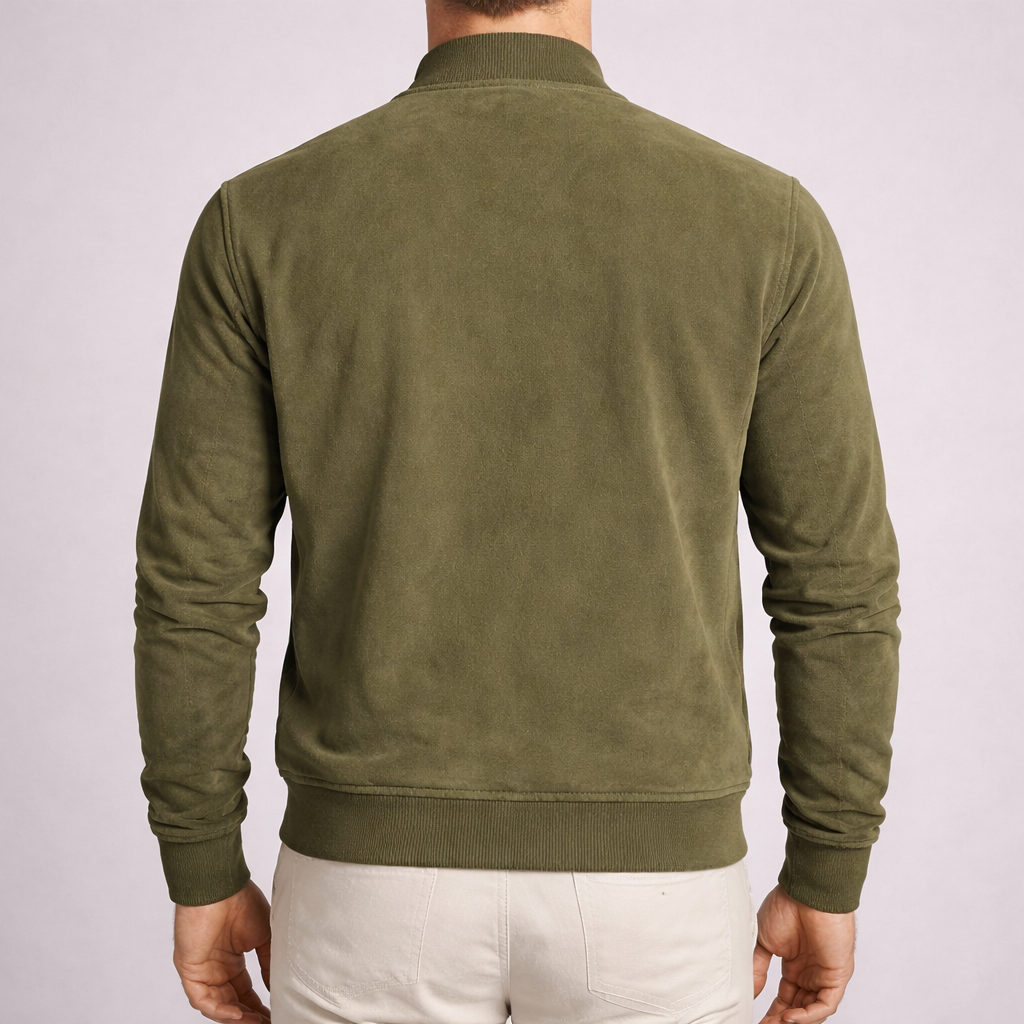 Veste Lawson en daim zippée