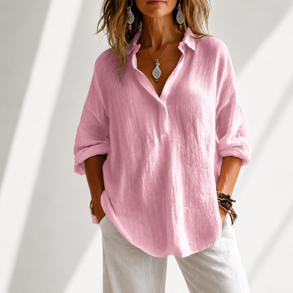 Kensington Cotton Linen Blouse