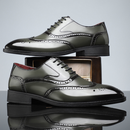 Stirling Leather Brogue Dress Shoes