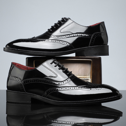 Stirling Leather Brogue Dress Shoes