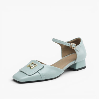 Hartley Mary Janes en cuir à boucle