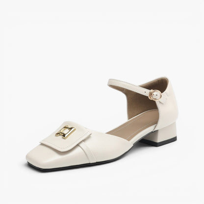 Hartley Mary Janes en cuir à boucle