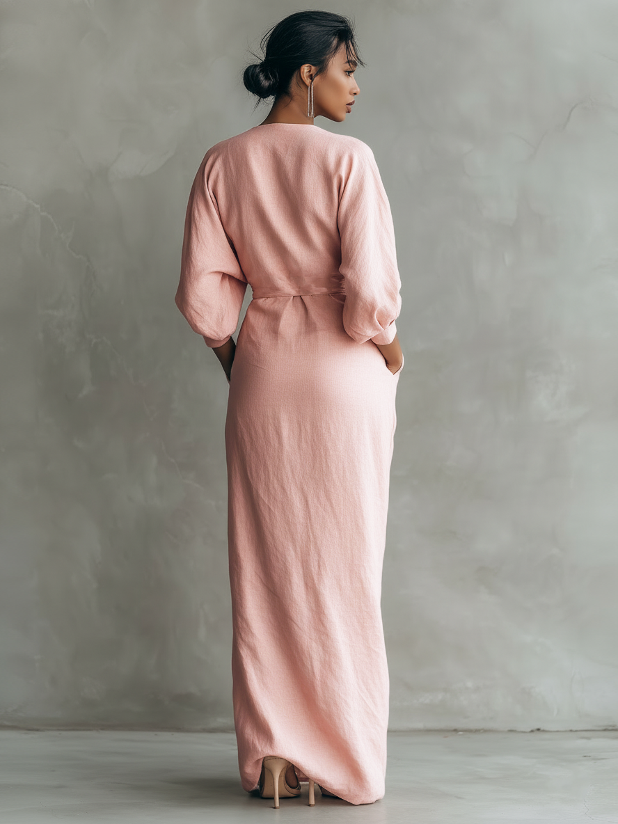 Robe longue en lin Hugo