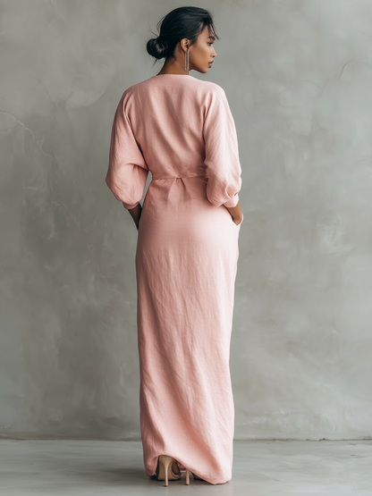 Robe longue en lin Hugo