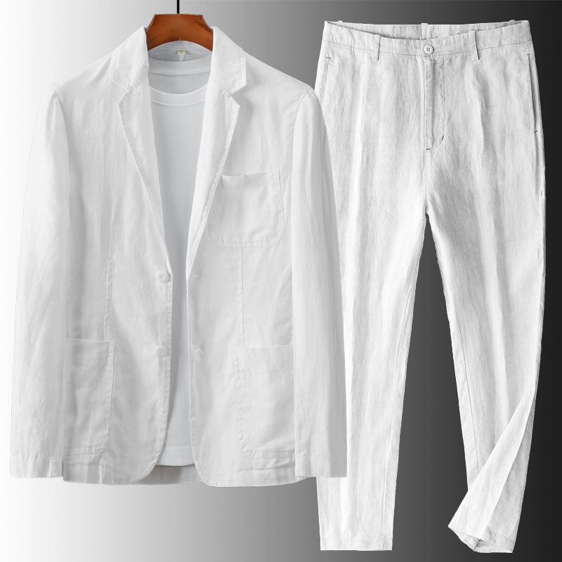 Ensemble tailleur en lin Prescott