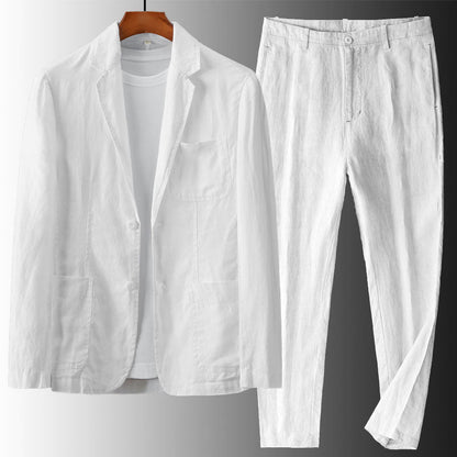 Ensemble tailleur en lin Prescott
