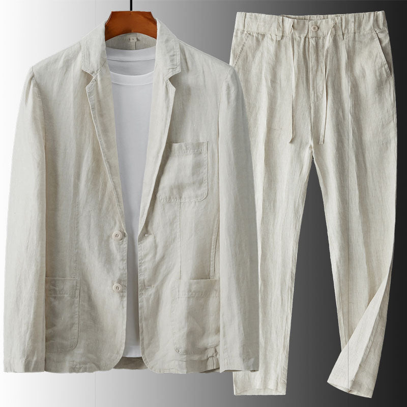 Ensemble tailleur en lin Prescott