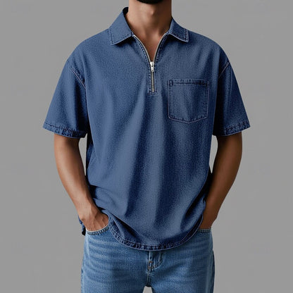 Chemise en jean zippée Ingram