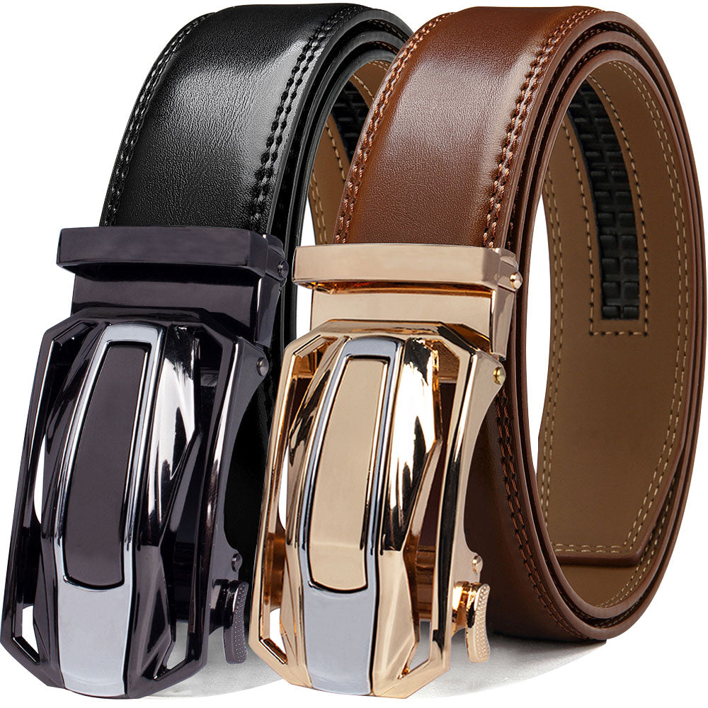 Ceinture à cliquet en cuir Lawson
