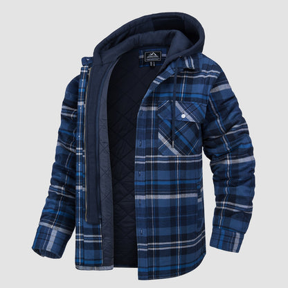 Harry Jacket | Flanelle avec Capuche Amovible