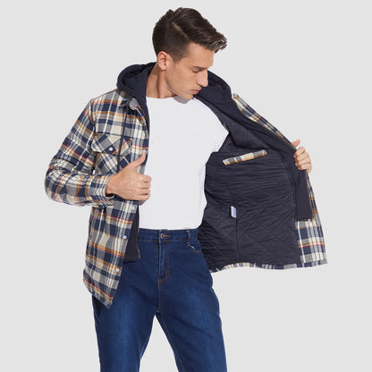 Harry Jacket | Flanelle avec Capuche Amovible