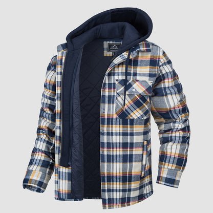 Harry Jacket | Flanelle avec Capuche Amovible