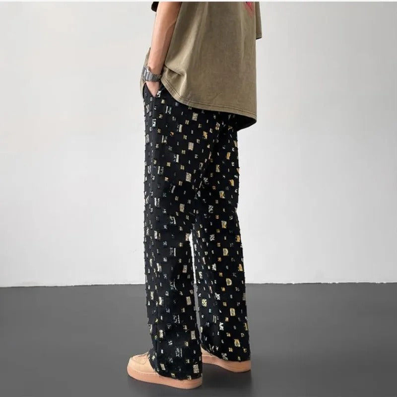 Pantalon Coupe Droite Mosaic