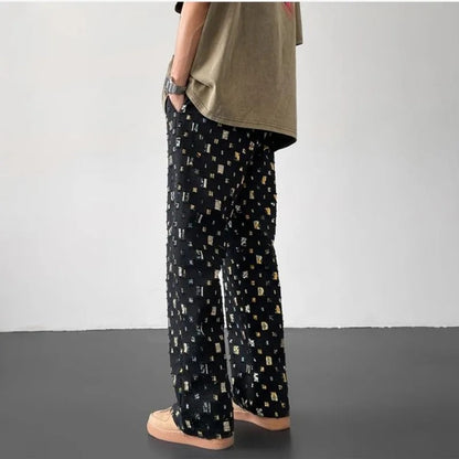 Pantalon Coupe Droite Mosaic