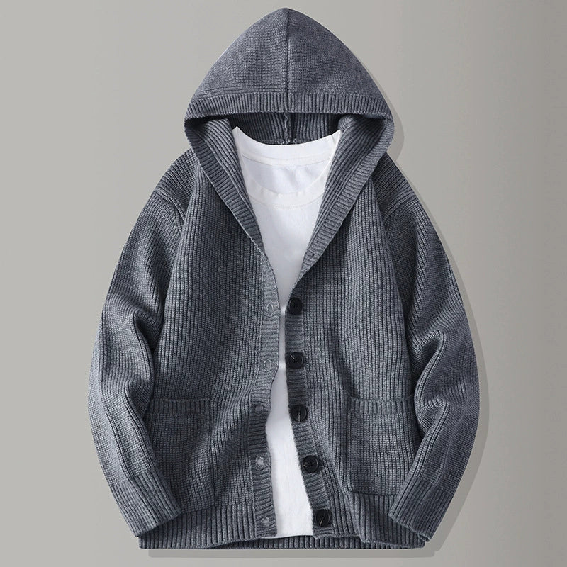 GILET EN MAILLE À CAPUCHE STIRLING