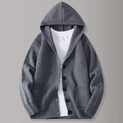 GILET EN MAILLE À CAPUCHE STIRLING